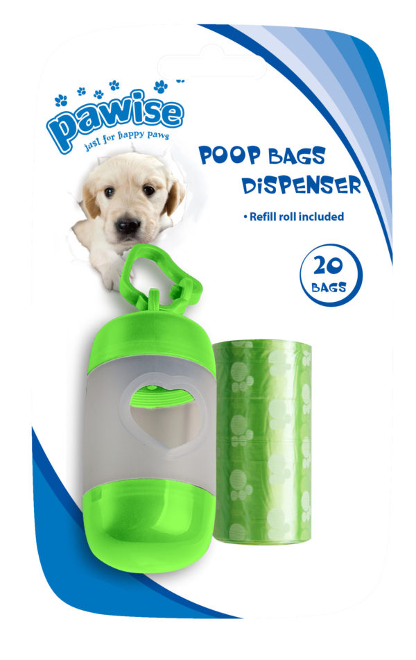 Pawise Poop Bags Dispenser (incl. 2 x 20 bags) - Afbeelding 4