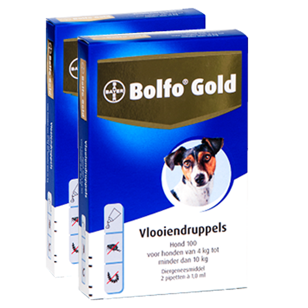 Ontwarren erger maken charme Bolfo Gold 100 hond (4 - 10 kg) - 2 pip | Van Breden | Voor al uw  agrarische benodigdheden