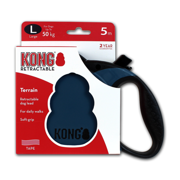 KONG Rollijn Terrain Blue L (5m/50kg) - Afbeelding 2