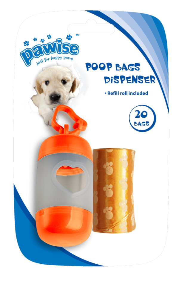 Pawise Poop Bags Dispenser (incl. 2 x 20 bags) - Afbeelding 2