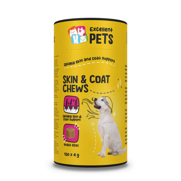 Excellent Pets Skin and Coat Chews 120 Treats