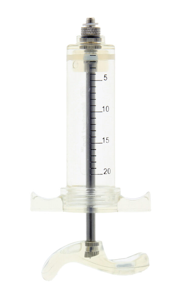 Injectiespuit Nylon 20Ml. Schroef - Afbeelding 2