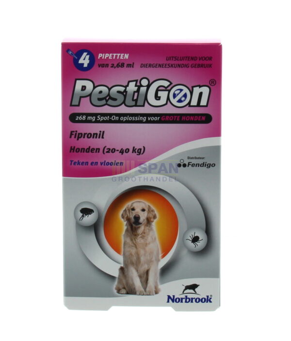 Pestigon Hond-L 20-40Kg. 4Pip.