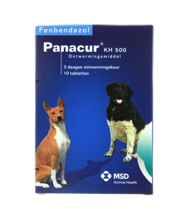 Panacur Hond/Kat 500Mg. 10 Tabl.