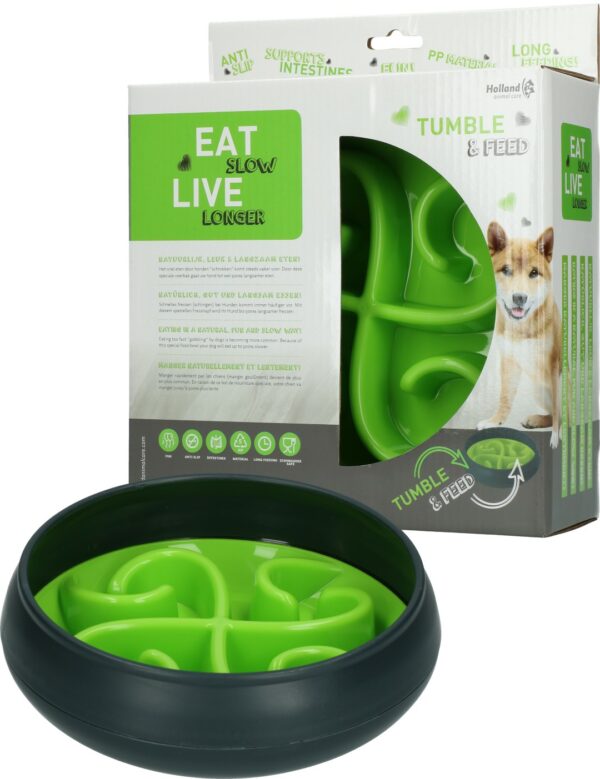 Eat Slow Live Longer Tumble Feeder Grey - Afbeelding 20