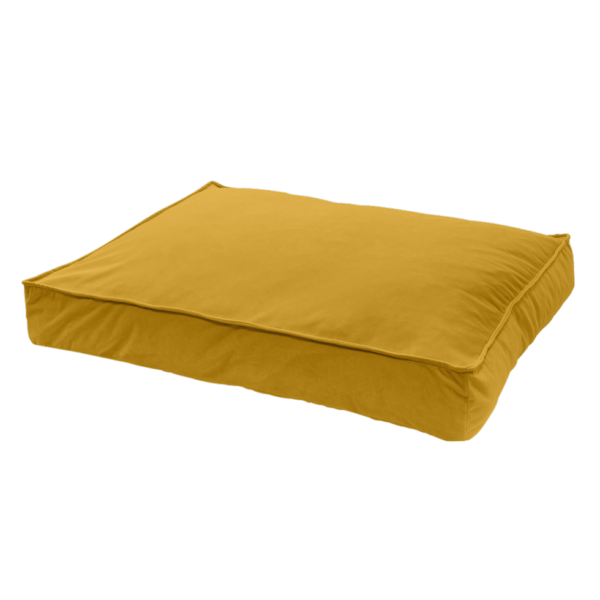 Madison Velours Lounge Cushion Geel L