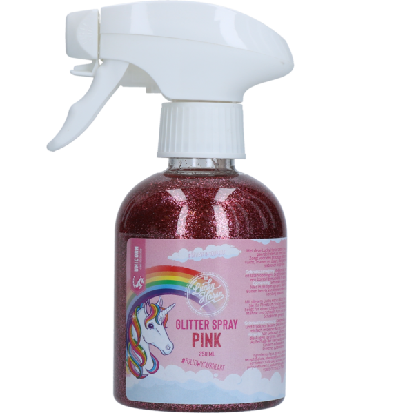 Lucky Horse Unicorn Roze glitter spray - Afbeelding 3