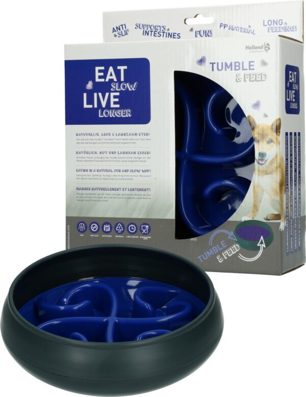 Eat Slow Live Longer Tumble Feeder Grey - Afbeelding 18