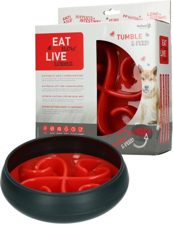 Eat Slow Live Longer Tumble Feeder Grey - Afbeelding 17