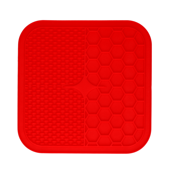 Eat Slow Live Longer Lick Mat Duo L Red - Afbeelding 4