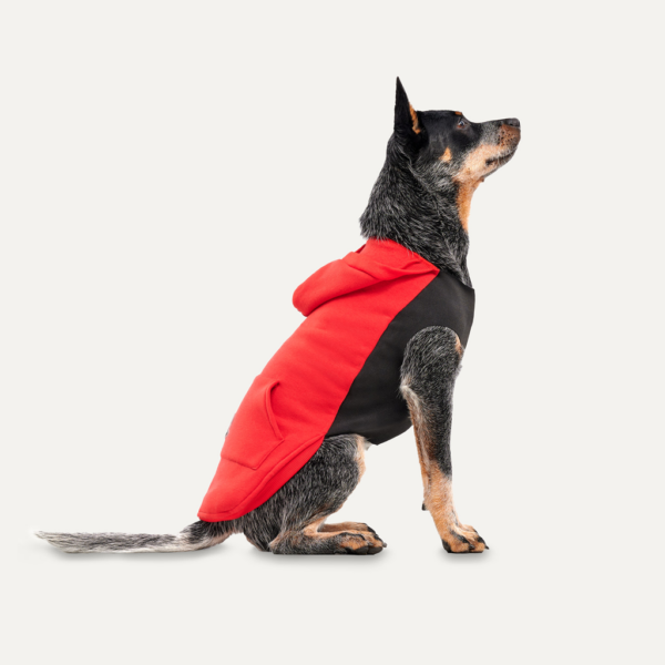 Gooeez Kangaroo Fleece Hoodie S Red/Black