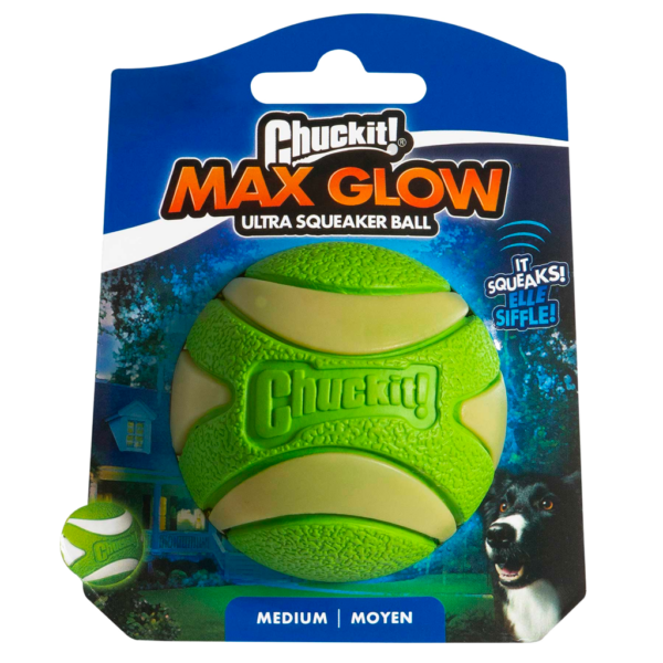 Chuckit Max Glow Ultra Squeaker