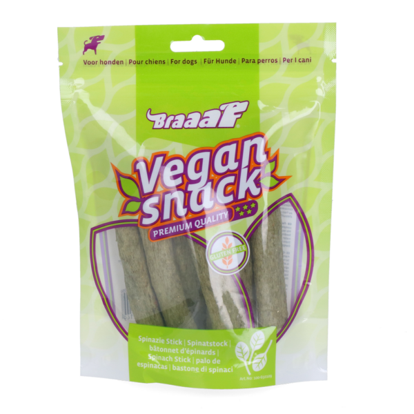 Braaaf VEGAN snack spinazie stick 80 g - Afbeelding 5