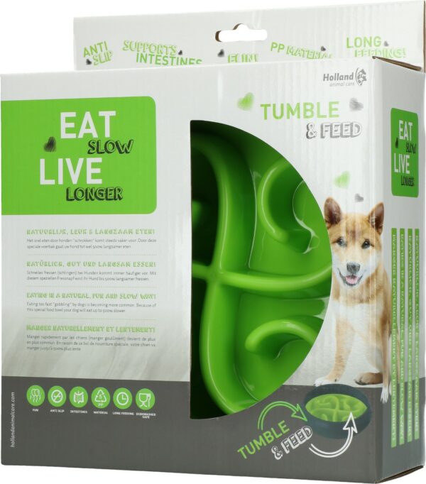 Eat Slow Live Longer Tumble Feeder Grey - Afbeelding 6