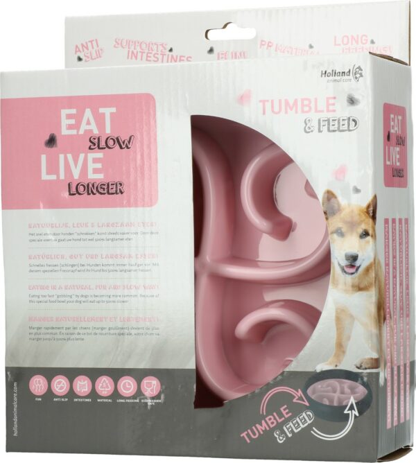 Eat Slow Live Longer Tumble Feeder Grey - Afbeelding 8