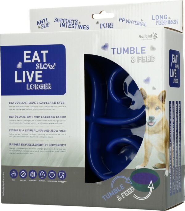 Eat Slow Live Longer Tumble Feeder Grey - Afbeelding 9