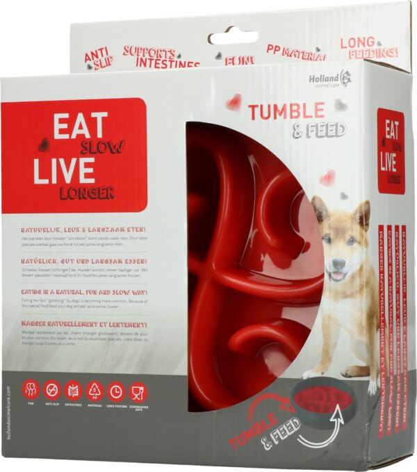 Eat Slow Live Longer Tumble Feeder Grey - Afbeelding 11