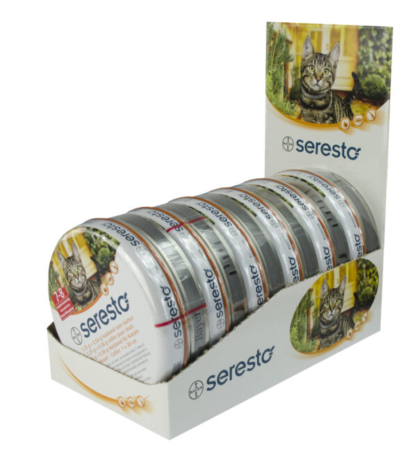 Seresto 1,25 g + 0,56 g vlooien-/tekenband kat