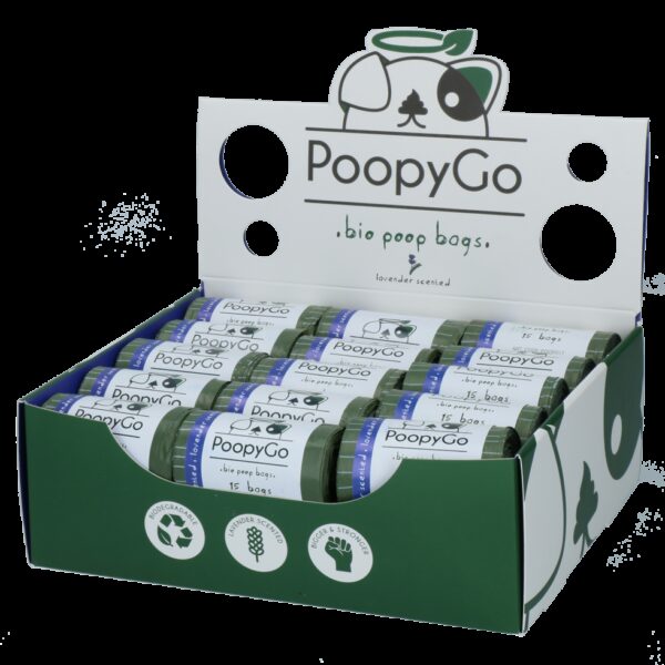 PoopyGo Eco friendly single roll lavende - Afbeelding 2