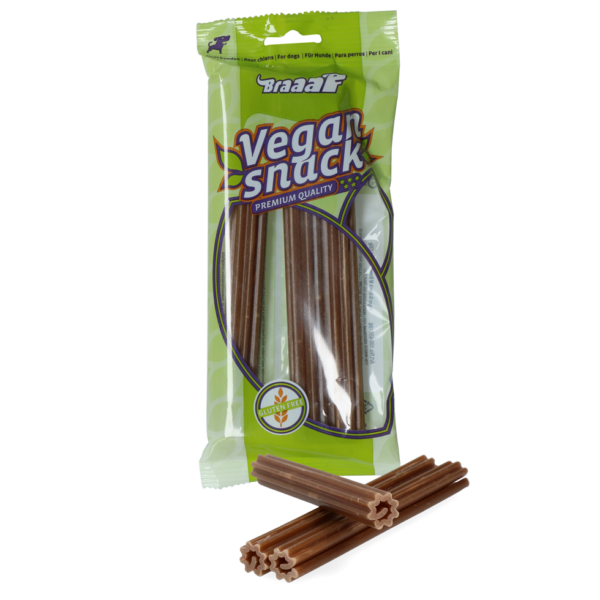 Braaaf VEGAN snack M - groen 3 st.