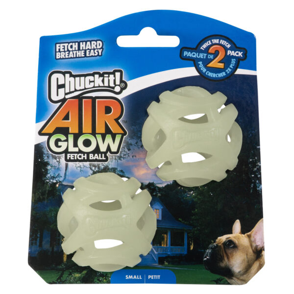 Chuckit Max glow air fetch ball S 2pk