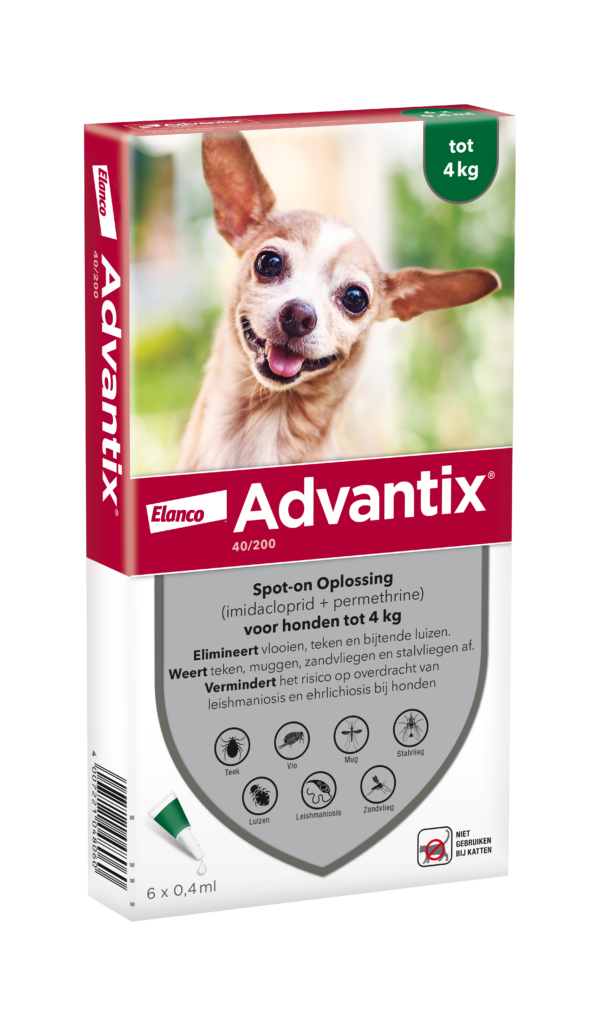 Advantix 40/200 Hond (1,5 tot 4kg) 6P