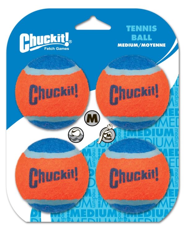 Chuckit Tennis Ball M 6 cm 4 Pack