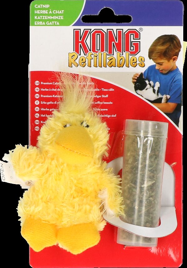 KONG Cat Refillable Catnip Duck - Afbeelding 2