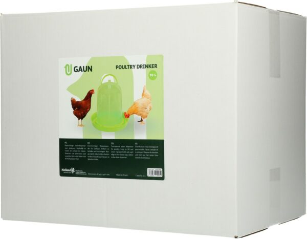 Pluimvee drinktoren 8 l green lemon - Afbeelding 2