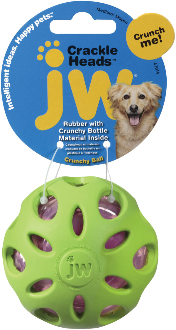 JW Crackle Head Ball S 5,5 cm - Afbeelding 4