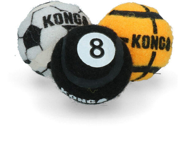 KONG Sport Balls Ass. XS (3 pk) - Afbeelding 2