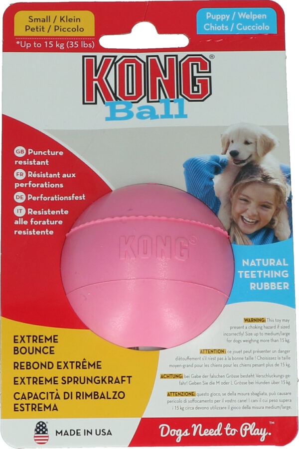 KONG Puppy Ball w/Hole Small - Afbeelding 4