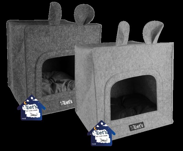 Let's sleep Pet Cave Chunk  Antraciet