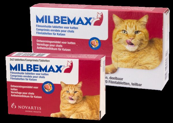 Milbemax Tabletten Kat Groot 4 tabl. &gt - Afbeelding 2