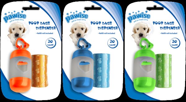 Pawise Poop Bags Dispenser (incl. 2 x 20 - Afbeelding 4