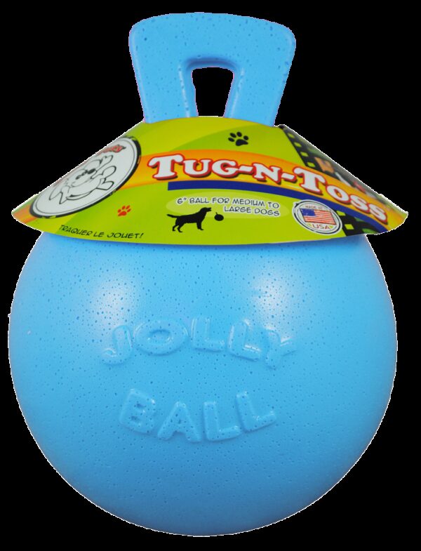 Jolly Tug-n-Toss 15 cm Baby Blauw (Bosbe