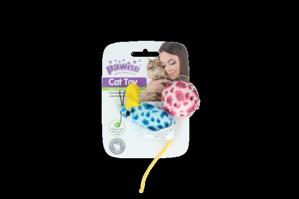 Pawise Cat Toy - Mice & Ball - Afbeelding 5