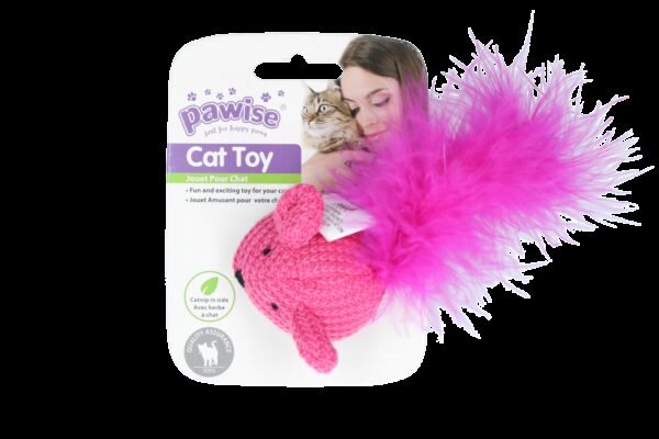 Pawise Wool mice toy asst