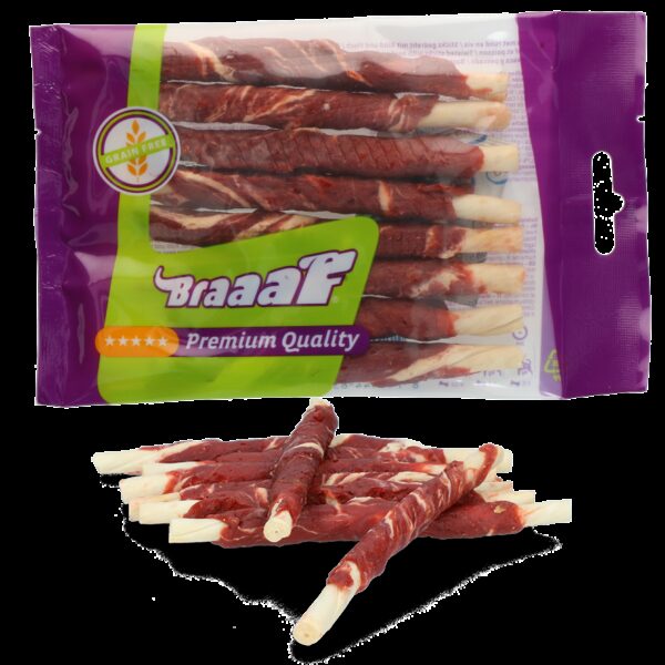 Braaaf Rollsticks 12 cm beef and fish - Afbeelding 2