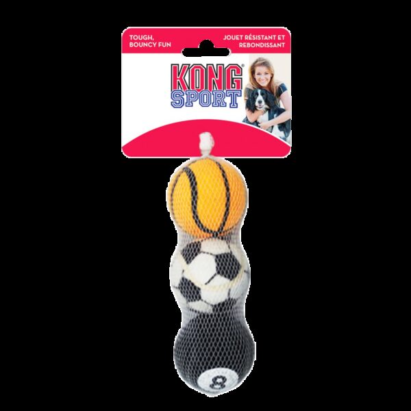 KONG Sport Balls Medium (3pk) (assorted - Afbeelding 2