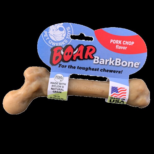 Pet Qwerks  Boar BarkBone Porkchop - XL - Afbeelding 2