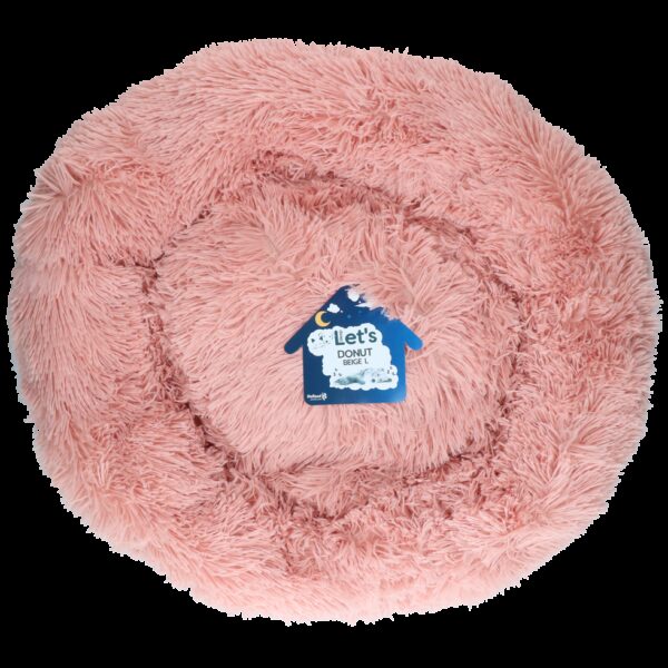 Let's Sleep Donut 50 cm Beige Roze