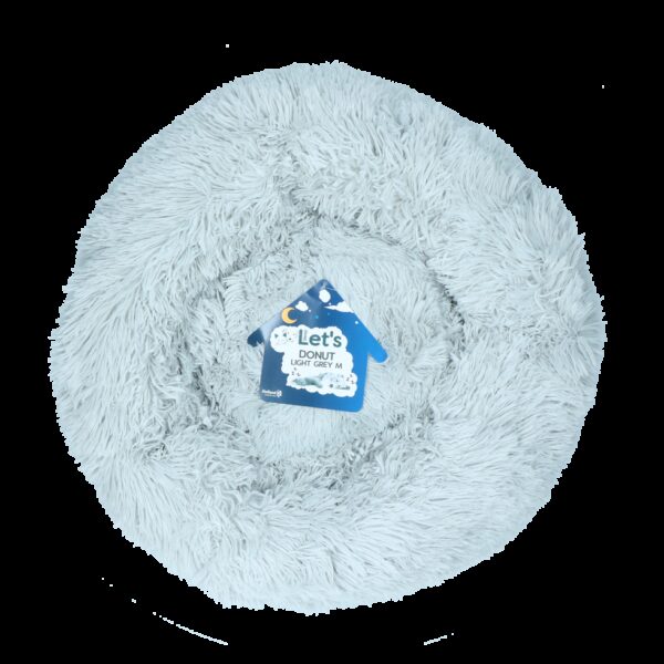 Let's Sleep Donut 50 cm Lichtgrijs - Afbeelding 2