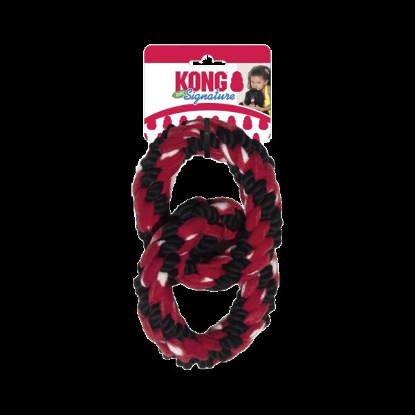 KONG Signature Rope Double Ring Tug - Afbeelding 2