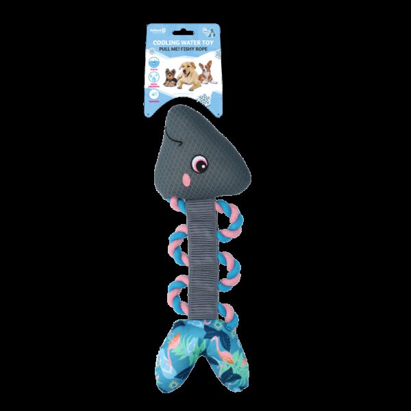 CoolPets Pull me! Fishy rope (Flamingo) - Afbeelding 2