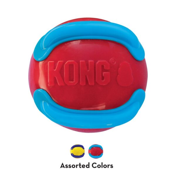 KONG Jaxx Brights Ball Assorted Medium - Afbeelding 2