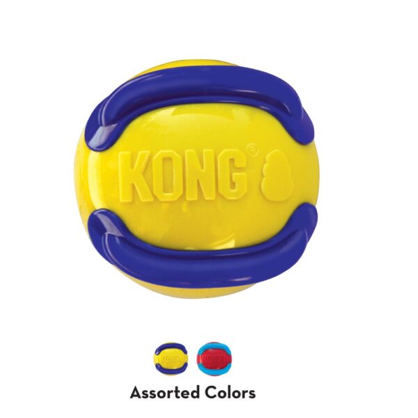 KONG Jaxx Brights Ball Assorted Medium - Afbeelding 5