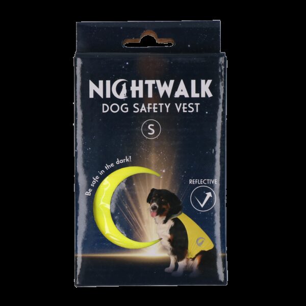 Nightwalk Dog Safety Vest Yellow Small - Afbeelding 2