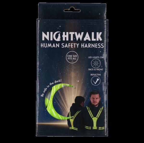 Nightwalk Human Safety Harness Yellow - Afbeelding 3