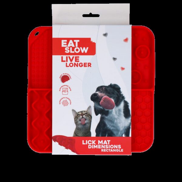 Eat Slow Live Longer Lick Mat Dimensions - Afbeelding 2